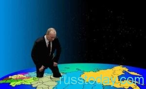 Путин и земной шар
