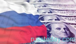 доллары и флаг России