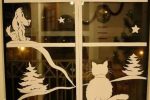 Вырезалки животных на окно на Новый год 2019