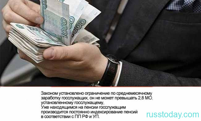 Закон правительства РФ о пенсиях госслужащим