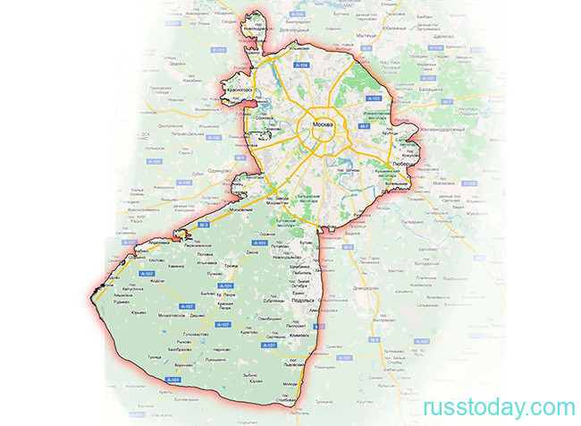 Новая Карта Москвы 