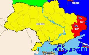 Новая карта Украины и России