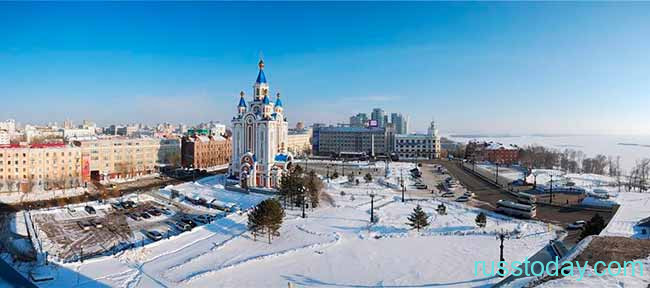 Зима 2021-2022 в Хабаровске